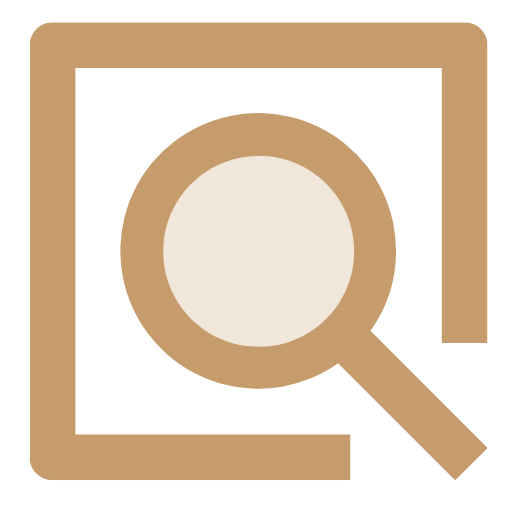 Image of a magnifying glass icon demonstrating how DKG analyses the key risk exposures of your business